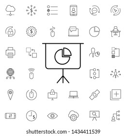 information icon. Universal set of business for website design and development, app development
