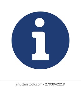 Information icon. Usable for: user interface, help, support, details, guidance, mobile app, web application, dashboard. Vector illustration