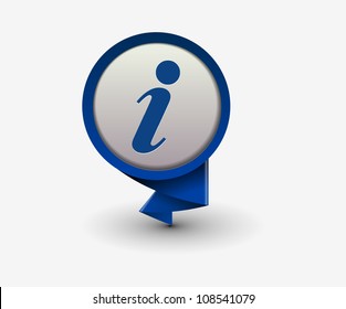 information icon, vector