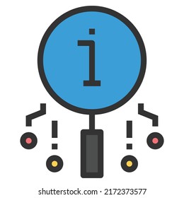 INFORMATION Icon Vector Business Symbol  