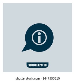 Information Icon Vector Design. sign icon for website 