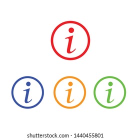Information Icon Vector Design Symbol illustration