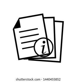 Information Icon Vector Design Symbol illustration