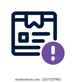 information icon. vector dual tone icon for your website, mobile, presentation, and logo design.