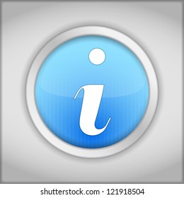 Information icon, vector eps10 illustration