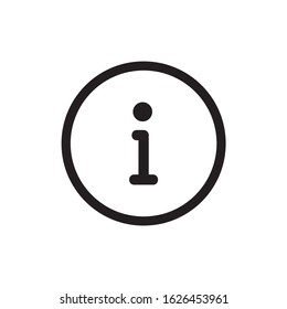 Information icon vector. Faq and details symbol illustration