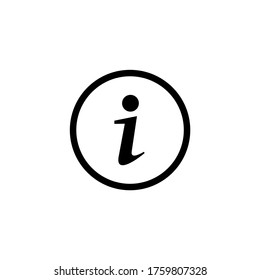 Informationssymbol, Vektor. Faq und Details Symbol-Illustration