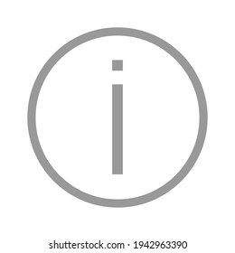 Vector de icono de información. Faq y la ilustración del símbolo de detalles