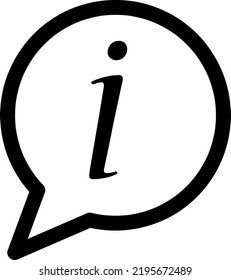 Icono de información Ilustración vectorial sobre fondo blanco..eps
