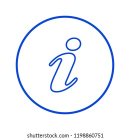 Information icon. Vector illustration