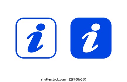 Information icon. Vector illustration