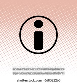 information icon. vector illustration
