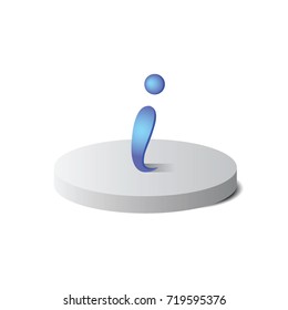 Information icon. Vector illustration.
