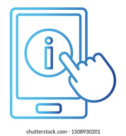 Information Icon, Vector Illustration, Business Outline
