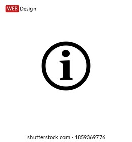 information icon. Vector illustration EPS 10.
