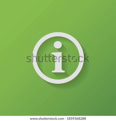 information icon. Vector illustration EPS 10.