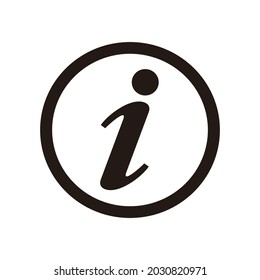 Information Icon vector illustration in flat style isolated on white background with long shadow. Speech symbol for web site design, logo, app, ui