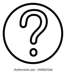 Information Icon, Vector Illustration,User Interface Outline