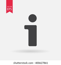 Information icon vector, info center sign Isolated on white background. Help, infographics, question concept. Trendy Flat style for graphic design, logo, Web site, social media, UI, mobile upp, EPS10 