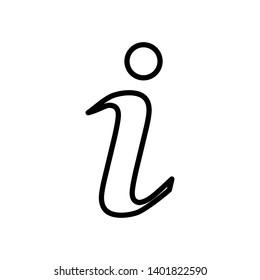 Information icon vector. Info and FAQ icon symbol illustration.