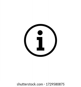 Information Icon Vector. Info And Faq Icon Symbol Illustration