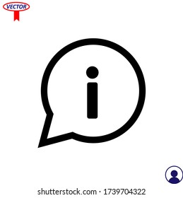 information icon vector, info, sign