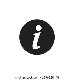 Information icon vector. Info icon symbol isolated