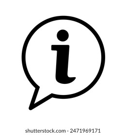 información icono Vector sobre fondo blanco.instrucción icon