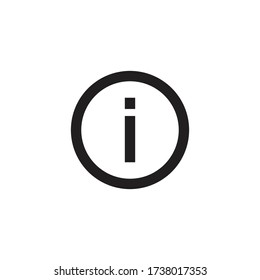 information icon vector sign symbol isolated