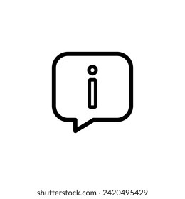 Information icon vector. support icon vector