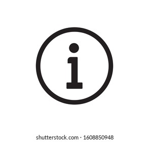 Information icon vector. Support and details symbol illustration