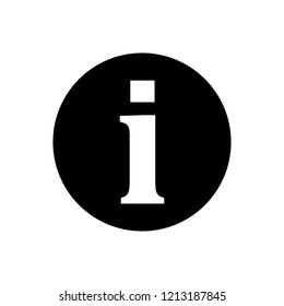 Information icon for website or app software