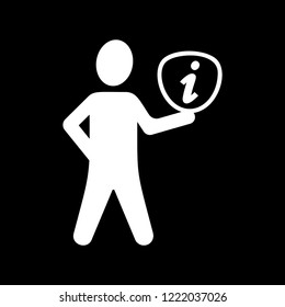 Information icon white