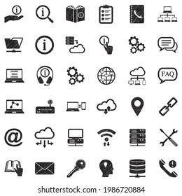 Information Icons. Black Scribble Design. Vector Illustration.