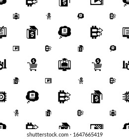 los iconos de la información se realizan sin problemas. Incluye los iconos de Conocimientos rellenos editables, eCommerce Strategy, Encoding, Business Education, Online Training. iconos de información para web y móvil.