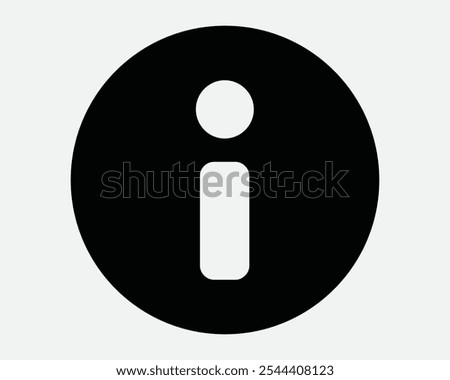 Information Info I Counter Queries FAQ Helpdesk Help Desk Round Circle Circular Button Mark Support Sign Icon Shape Line Outline Black White Vector
