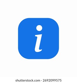 Vector de signo de icono de información