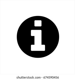 Information info icon trendy flat style isolated on background. Information info icon page symbol for your web site design Information info icon logo app, UI. Information info icon Vector illustration