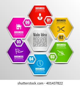 Information infographic statistic vector presentation. Graphic composition for your business presentations. glossy strip for your annotations. color sticker for registration of proposals