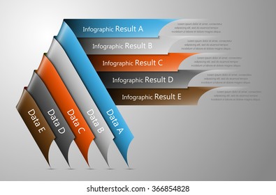 Information infographics design statistic vector presentation banner elements template background chart