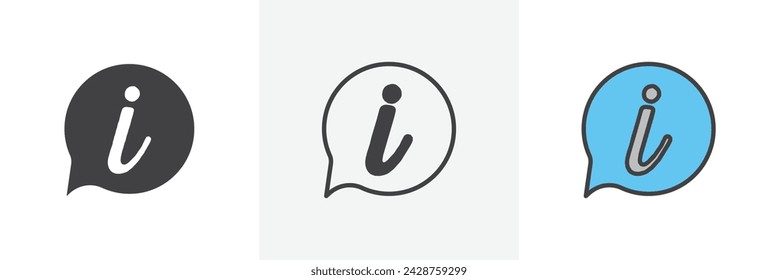 Information Isolated Line Icon Style Design. Simple Vector illustration