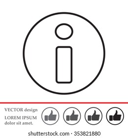 information line icon