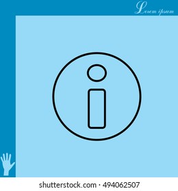 information line icon