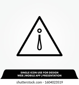 information line icon design vector illustration