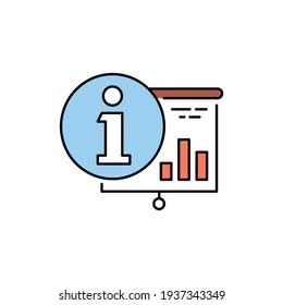 Information сolor line icon. Pictogram for web page, mobile app, promo. UI UX GUI design element. Editable stroke.
