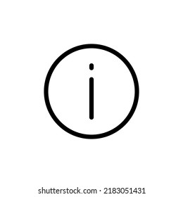 Information line icon vector design