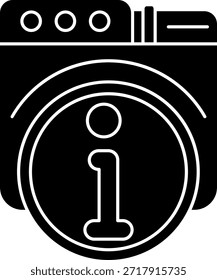Línea de información Vector Icon Design