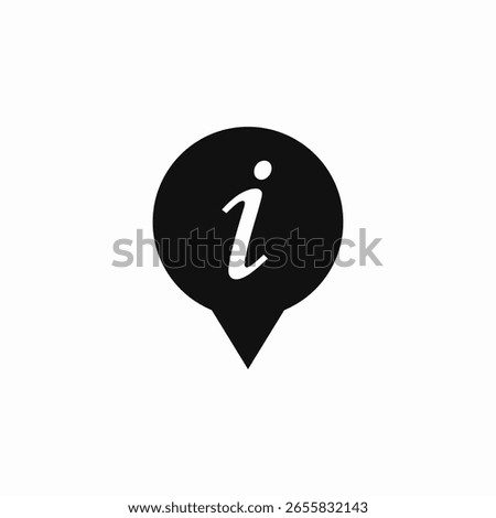 information location icon sign vector
