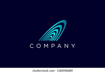 information  logo icon design template vector elements for your company brand. smart technology