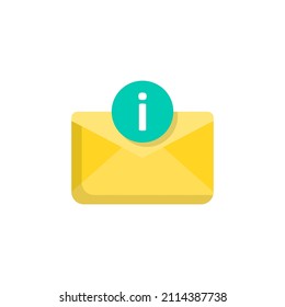 Information mail, Mail icon, envelope icon, Message icon vector for web, computer and mobile app